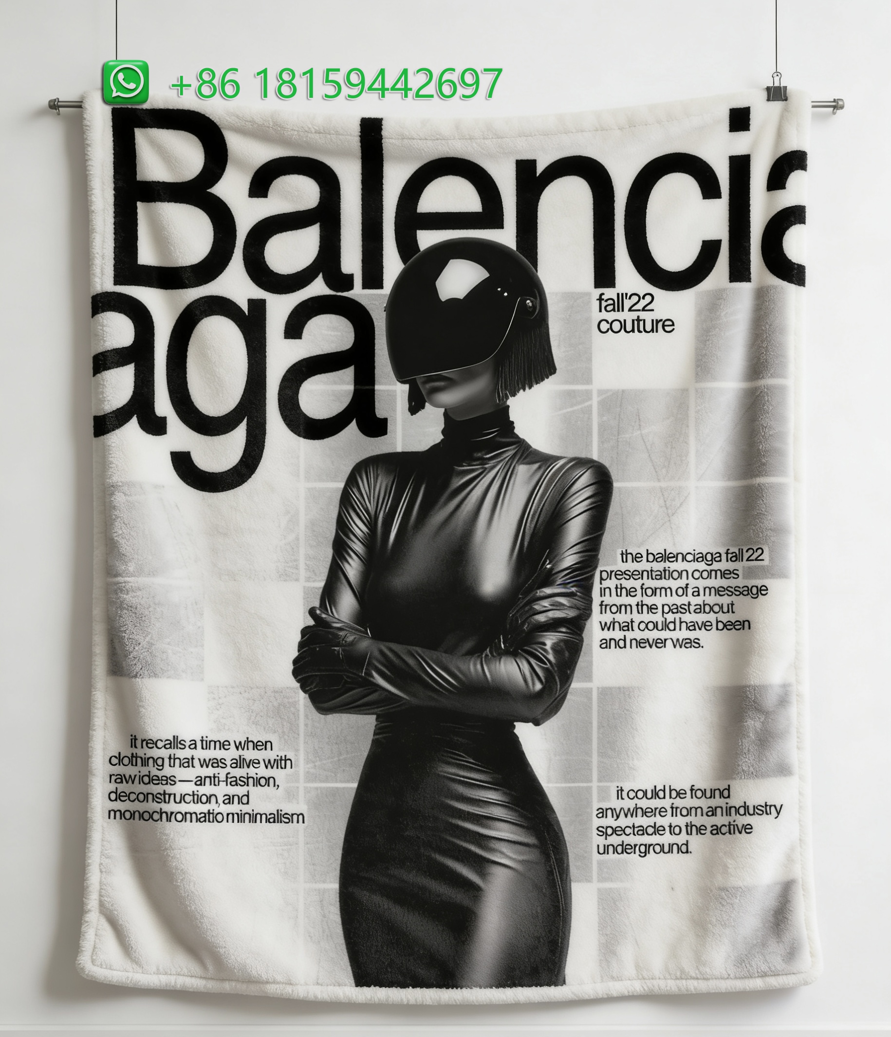 Balenciaga Throw Blankets